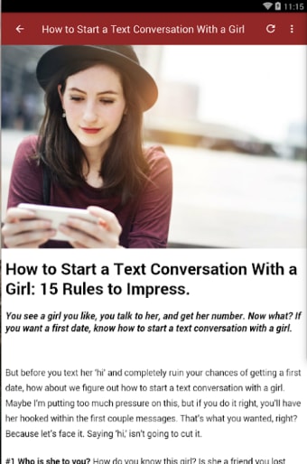 HOW TO START A CONVERSATION WITH A GIRL