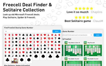 Solitaire Collection & FreeCell Deal Finder