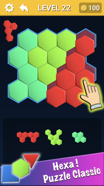 Hexa Block Triangle Puzzle