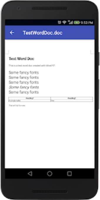 Document Viewer - Word Excel Docs Slide  Sheet