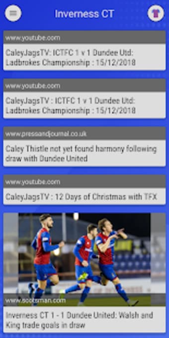 SFN - Unofficial Caley Thistle Football News