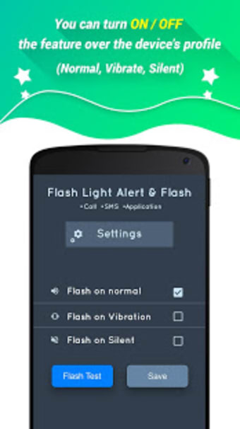 Flashlight Alert on Call  SMS
