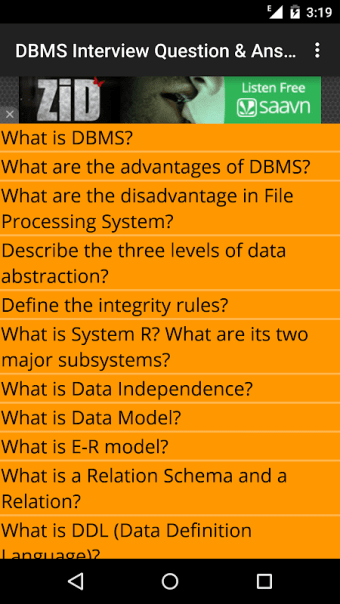 DBMS Interview Question Answer