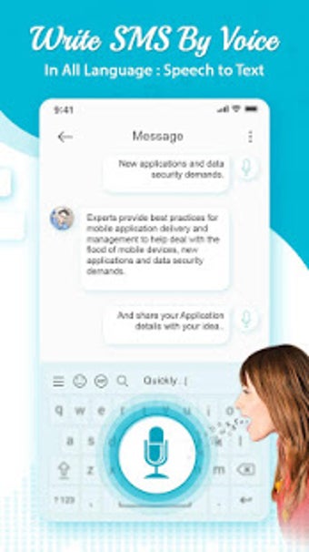 Write SMS by Voice: Voice Text