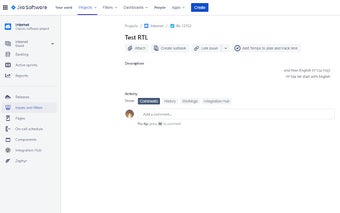 Jira RTL