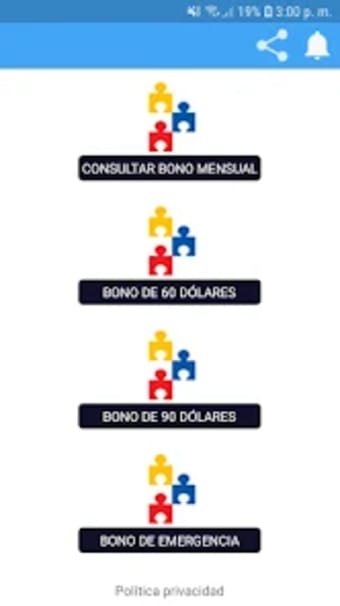 Bono Ecuador Mies