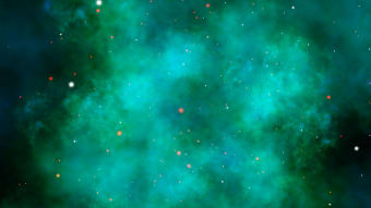Cyan Nebula Live Wallpaper