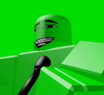 Green Screen Man sings his theme song