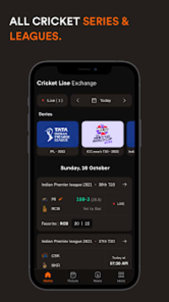 Cricket line Exchange LiveLine