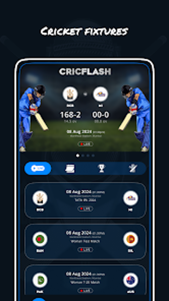 CricFlash : Cricket Live Line