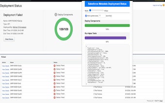 Salesforce Metadata Deploy Status