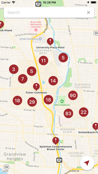 OS Campus Maps