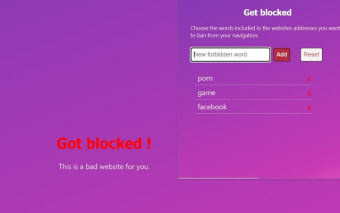 Get blocked