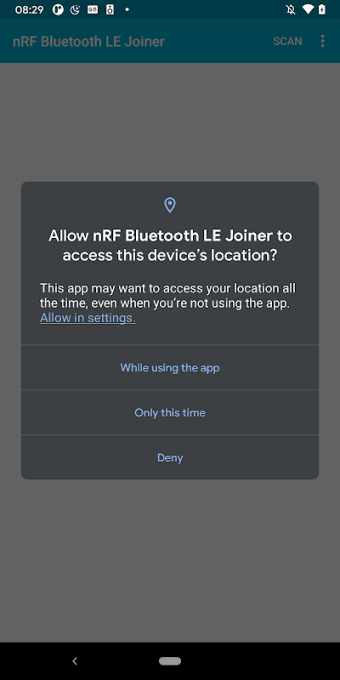 nRF Bluetooth LE Joiner