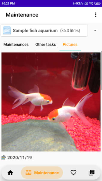 MyAquarium Fish tank manager