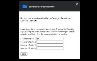 Bookmark Folder Hotkeys