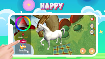 Unicorn 3D - Coloring Games
