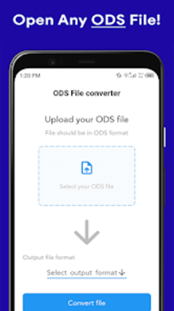 ODS To PDF - ODS File Viewer