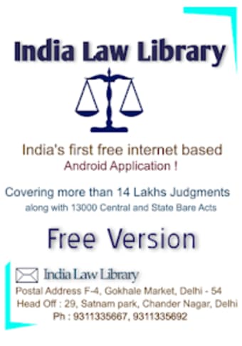 India law Library Free Law Ap