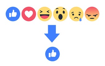 Hide reactions for facebook