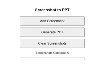 Screenshot to PPT