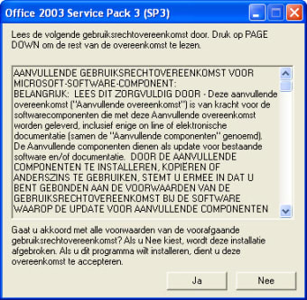 Microsoft Office 2003 Service Pack
