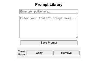 AI Prompt Library