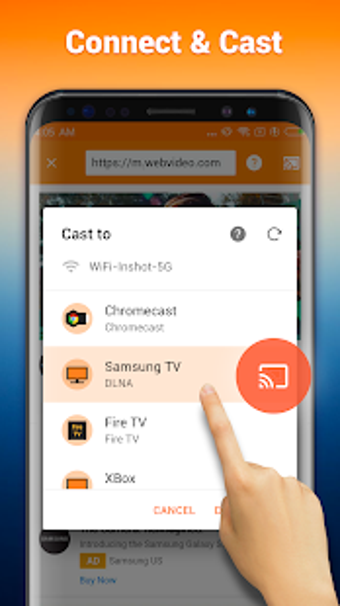 Cast to TV: Chromecast Roku Fire TV Xbox IPTV