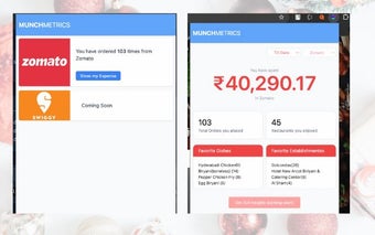 MunchMetrics | Swiggy Zomato Expense Tracker