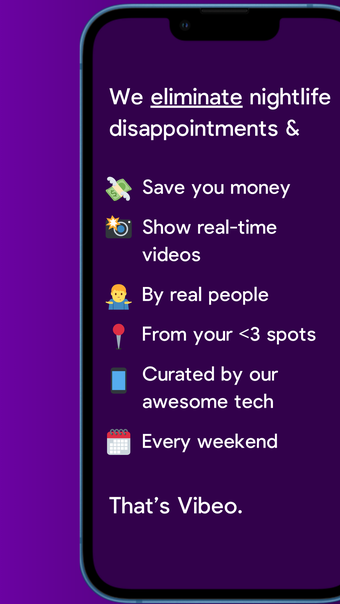 Vibeo - Ultimate Weekend App