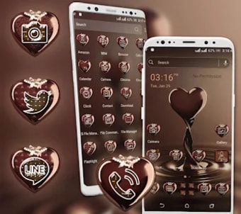 Chocolate Heart Theme