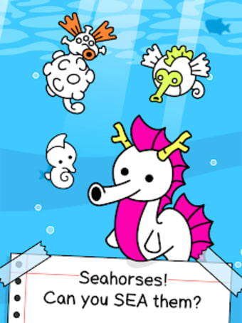 Seahorse Evolution - Merge  Create Sea Monsters