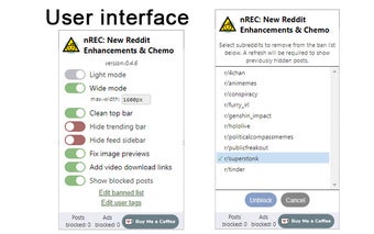 New Reddit Enhancements & Chemo (nREC)