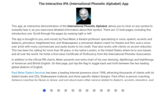 Interactive IPA
