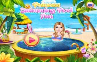Princess Swimming Pool Fun