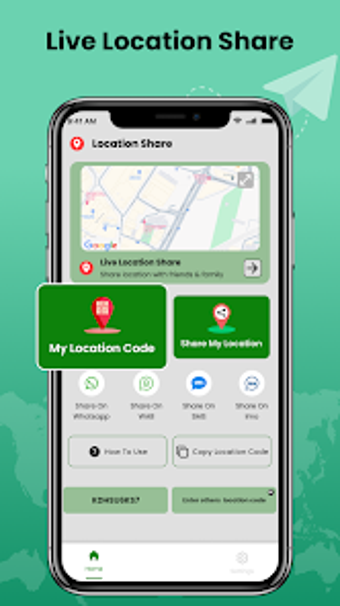 Live Location Share App