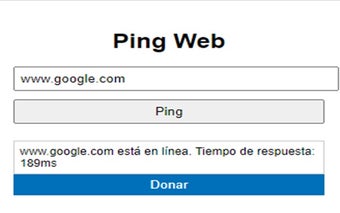 Ping Web