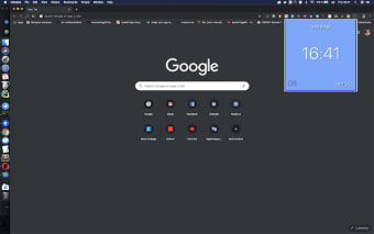 Digital clock for Google Chrome ™