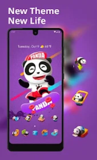 Panda cute theme for Redmi bes