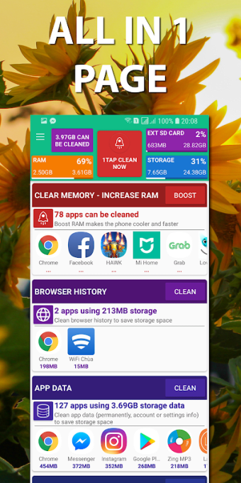 App Cleaner – Clean storage boost memory, hide app