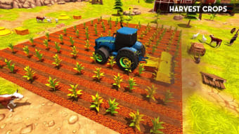 Super Farmer Village Virtual Tractor Farming