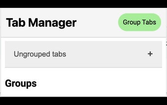 Tab Manager for Chrome