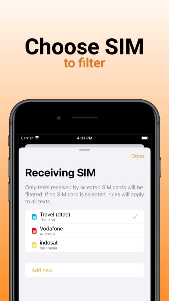 SpamOff: Private SMS Filter
