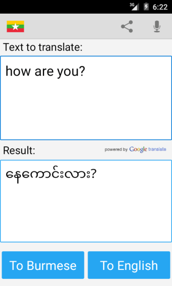 Burmese English Translator
