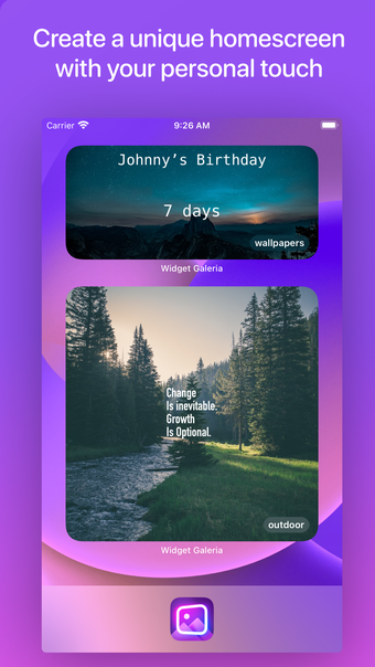 Galeria  Custom Widgets