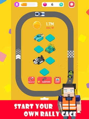 Merge Car Racer - Idle Rally Empire