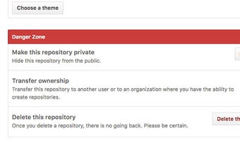 GitHub Danger Zone Destroyer