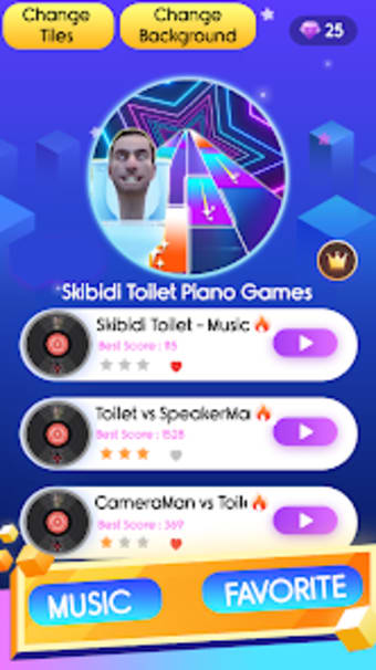 Skibidi Toilet Music Tiles Mix