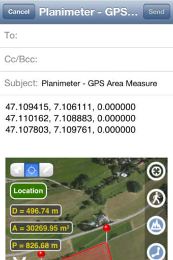 Planimeter GPS Area Measure