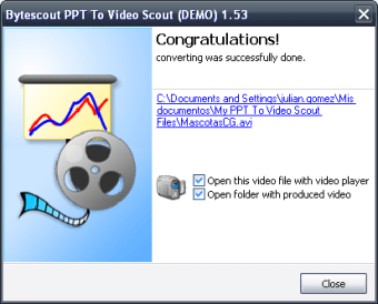 Bytescout PPT To Video Scout